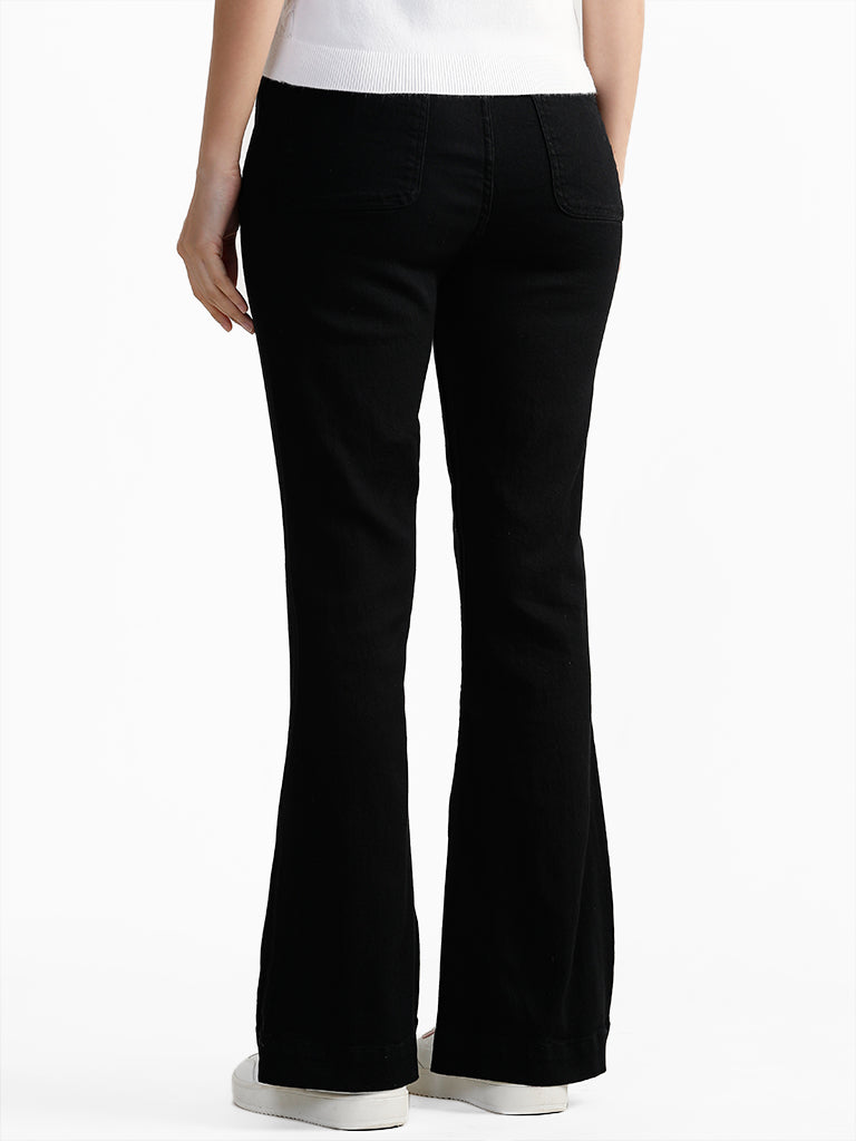 LOV Black Mid Rise Jeans