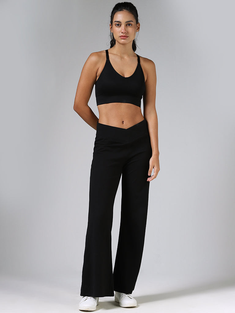 Superstar Solid Black Bralette