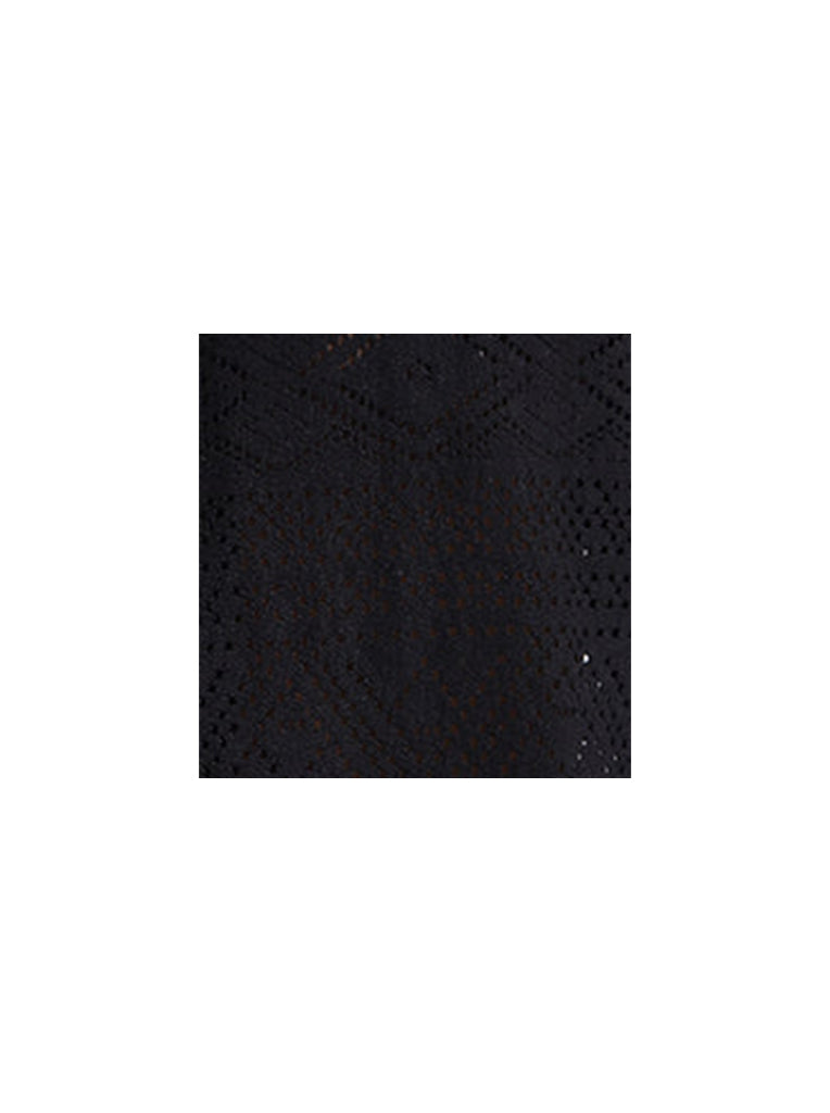 ETA Black Mesh Relaxed Fit Shirt