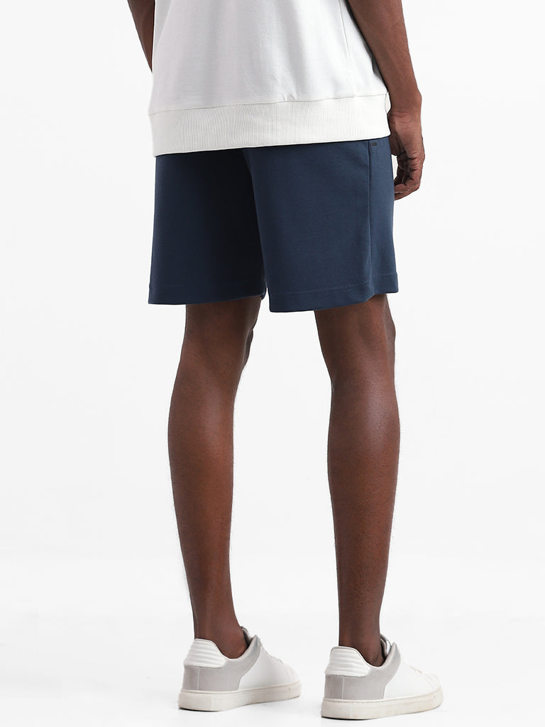 Studiofit Tint Navy Relaxed Fit Shorts