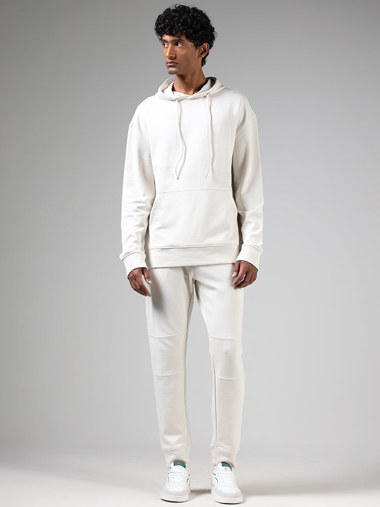 Off deals white joggers