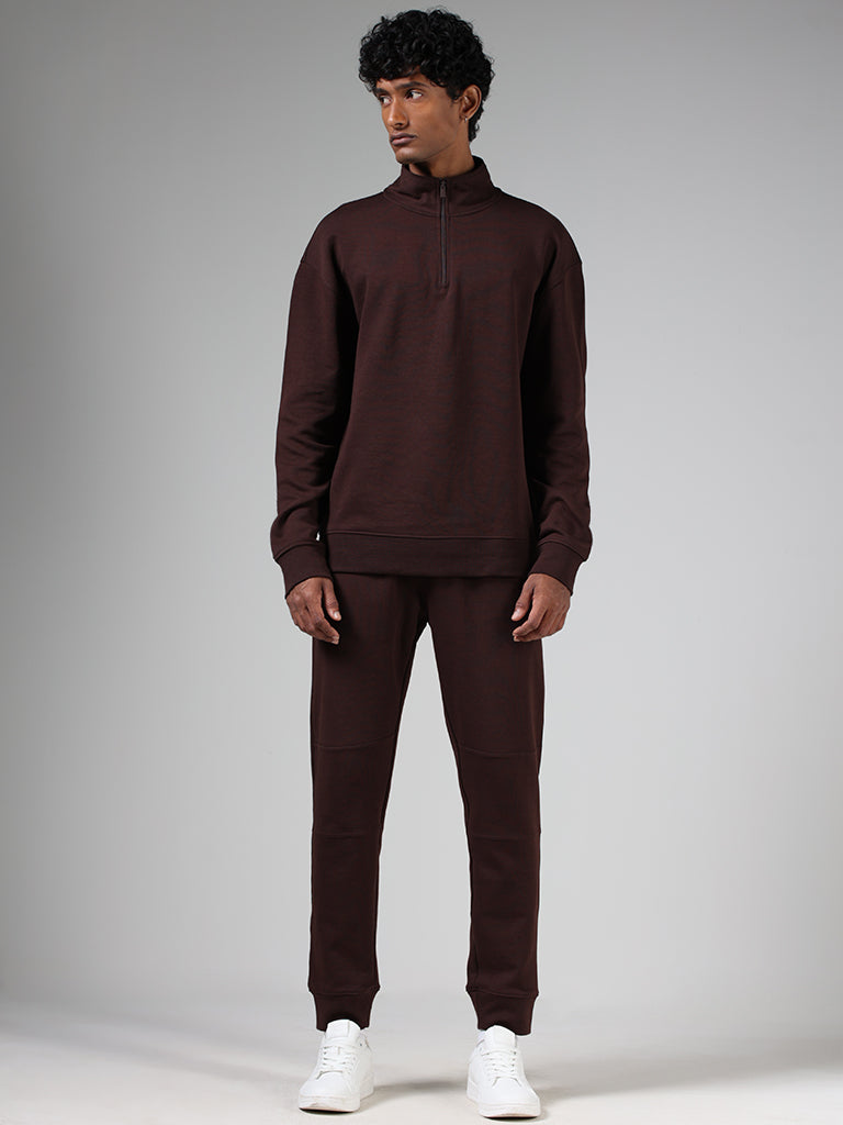 Studiofit Dark Brown Relaxed Fit Joggers