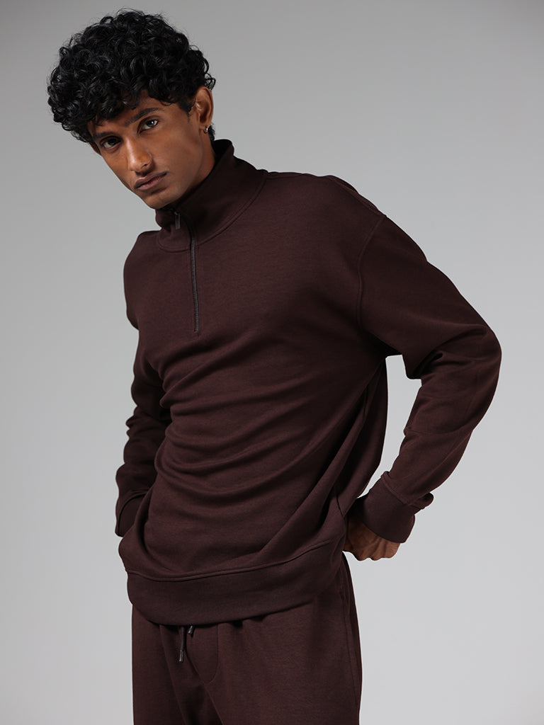 Roll neck sweatshirt sale