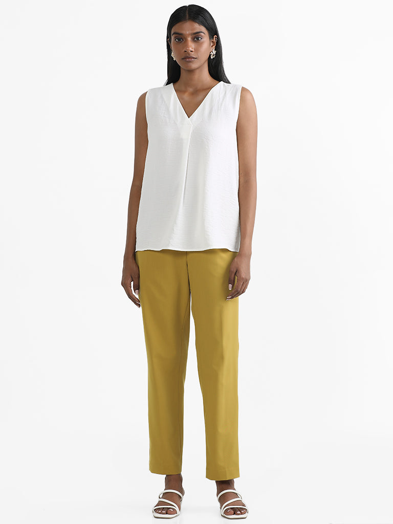 Wardrobe Egg Shell Off White Tank Top