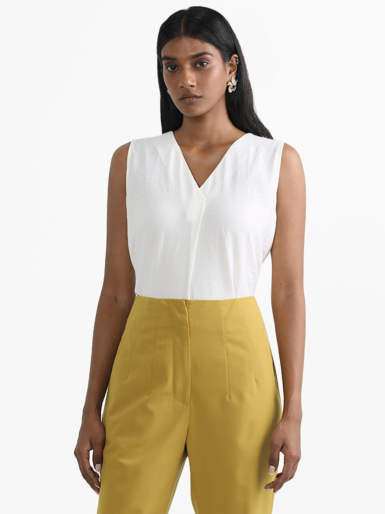 Wardrobe Egg Shell Off White Tank Top