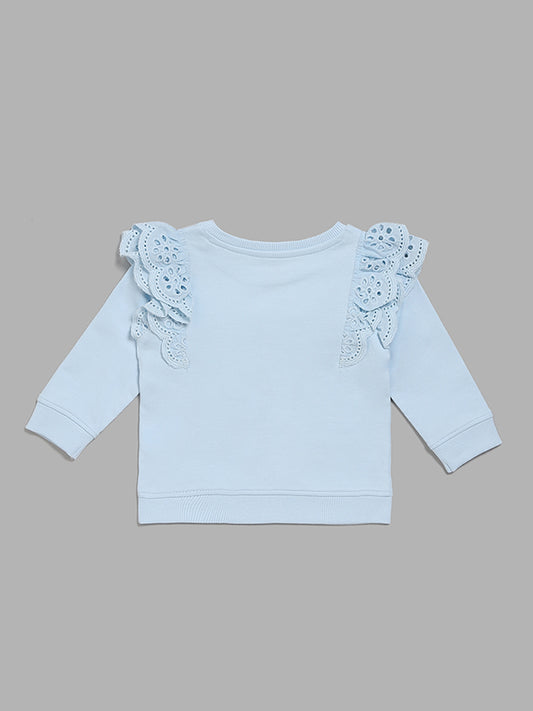 HOP Baby Blue Butterfly Top