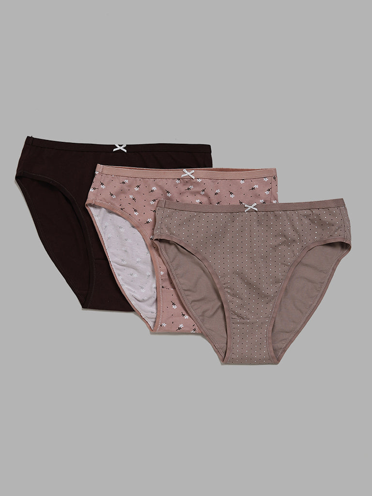 Buy Wunderlove by Westside Beige Full Brief for Online @ Tata CLiQ