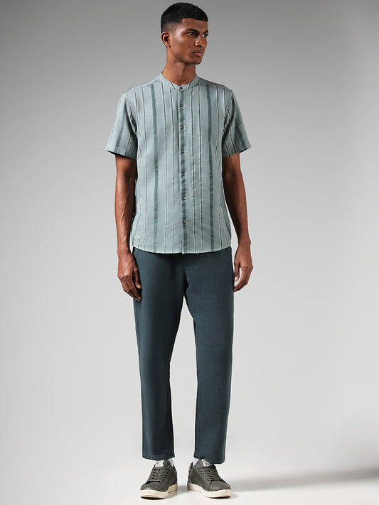 ETA Self Teal Relaxed Fit Chinos