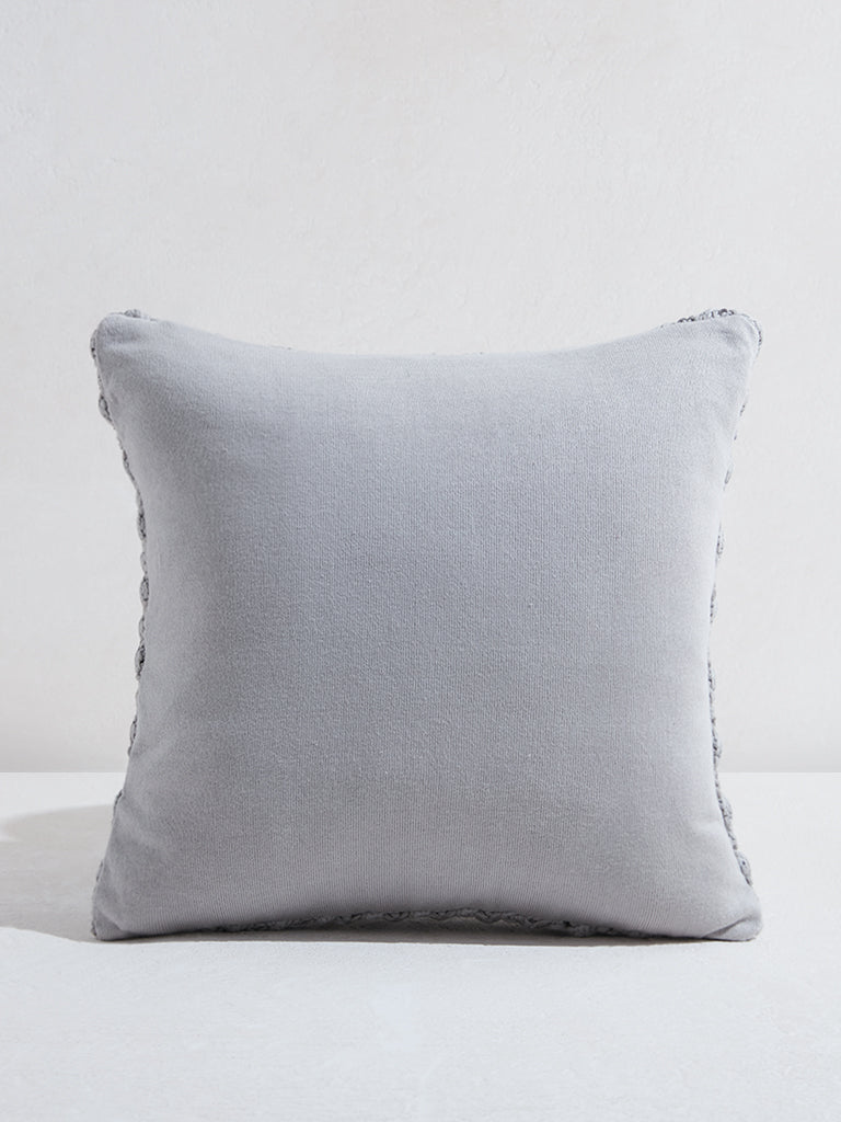 Westside Home Grey Popcorn Textured Cushion Cover