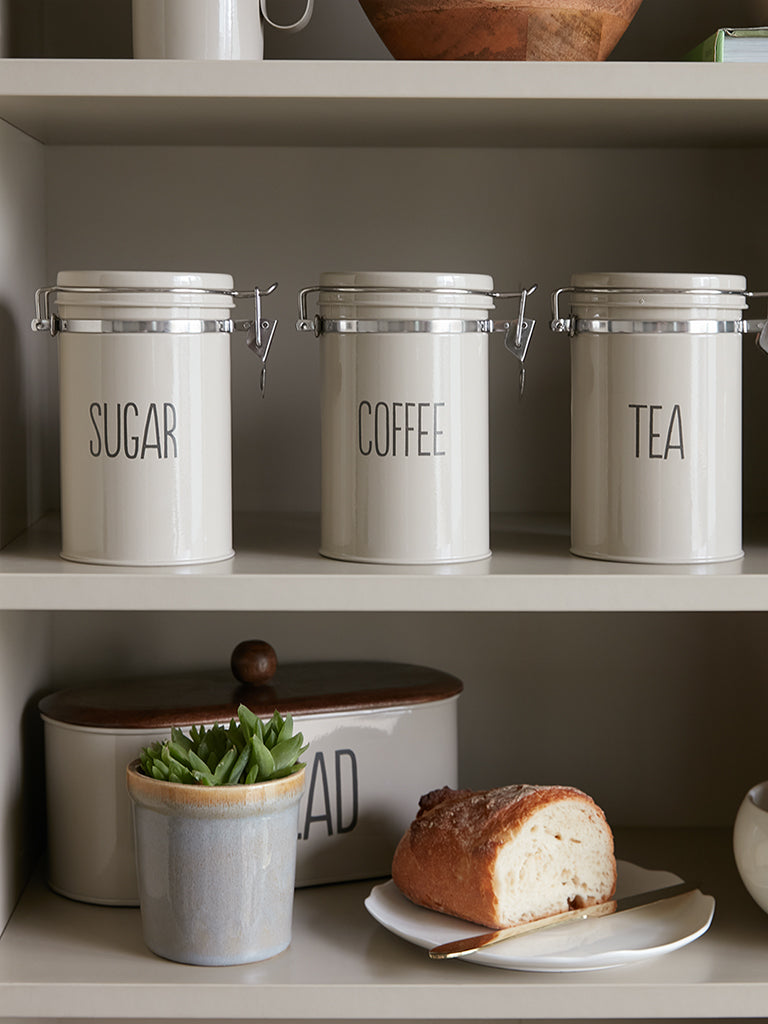 Kitchen Storage Containers White Kitchen Tea Coffee Sugar Westside