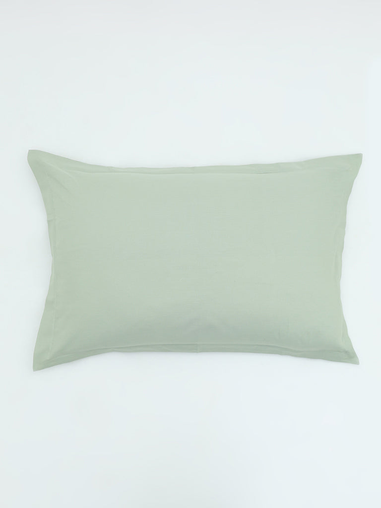 Westside Home Frosty Green Pillow Cover - Pack of 2