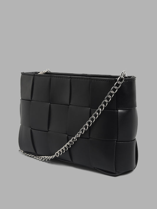 Studiowest Black Chain Detail Handbag