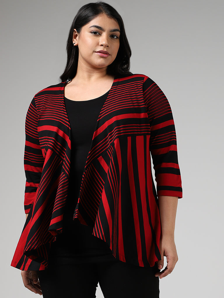 Women's plus size outlet red shrug