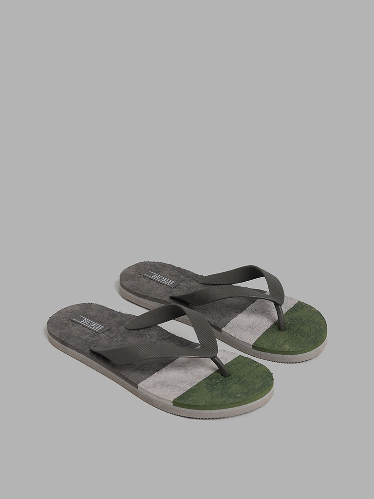 Mens grey havaianas flip flops sale