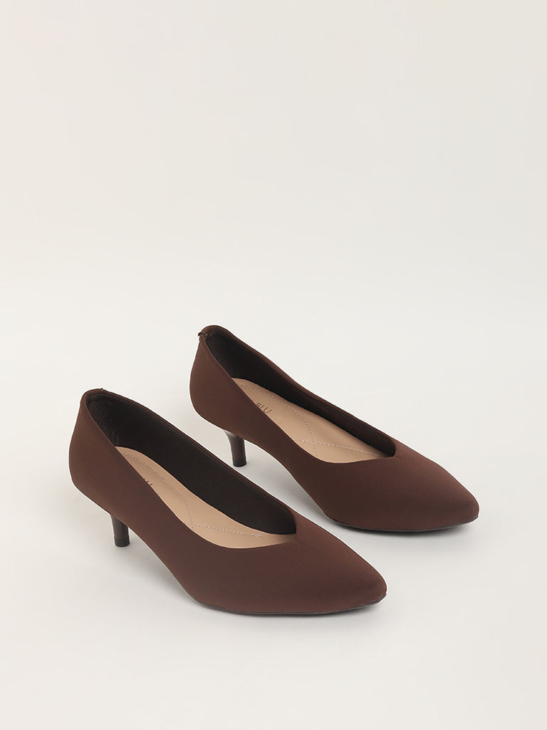 Buy LUNA BLU Brown Pump Shoes from Westside