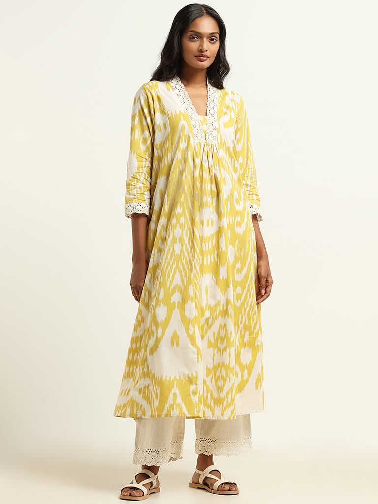 Utsa hotsell yellow kurta