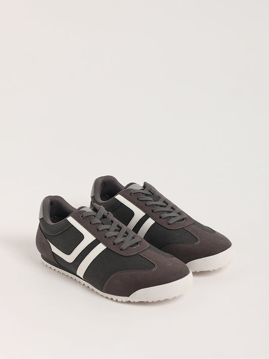 SOLEPLAY Grey Lace-Up Sneakers