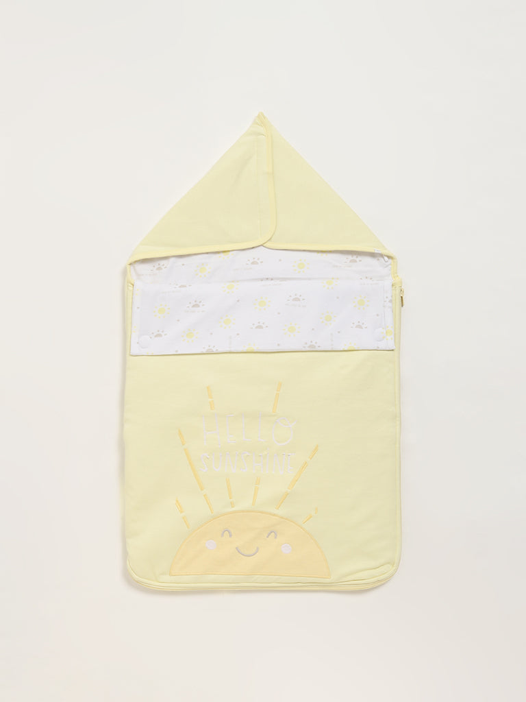 HOP Baby Yellow Printed Sleeping Bag