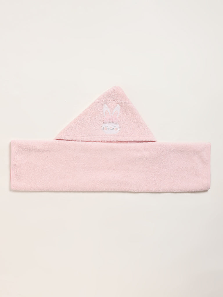 HOP Baby Pink Rabbit Towel