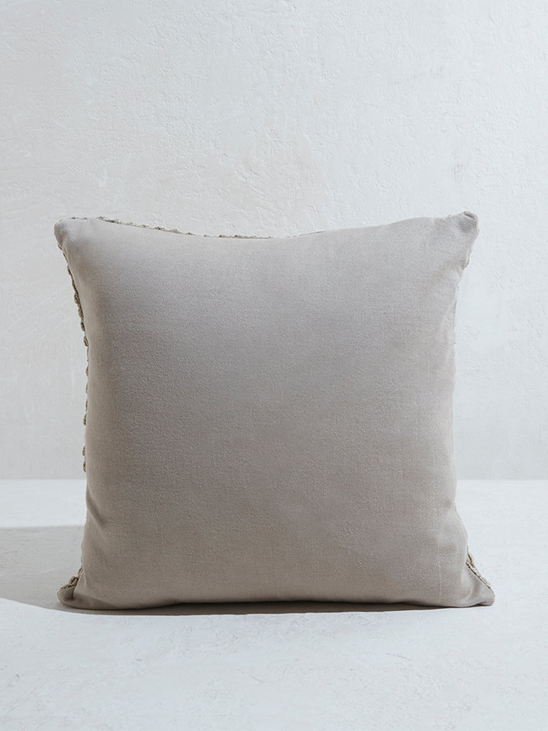 Westside Home Light Beige Popcorn Textured Cushion Cover