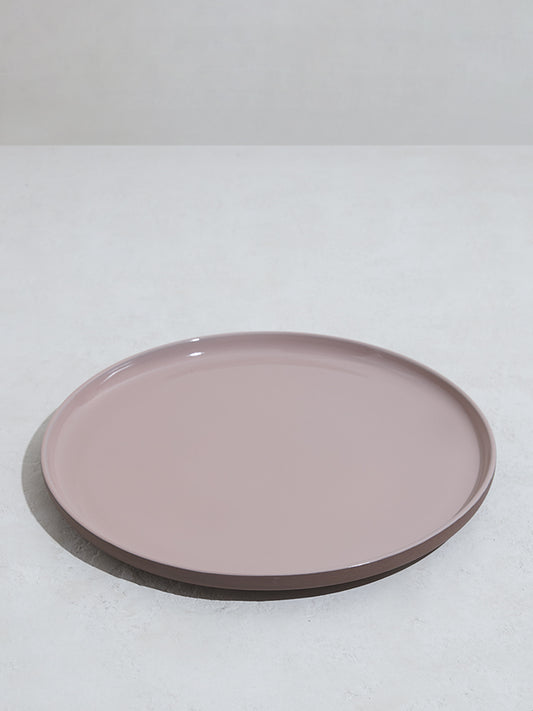 Westside Home Pink Solid Dinner Plate