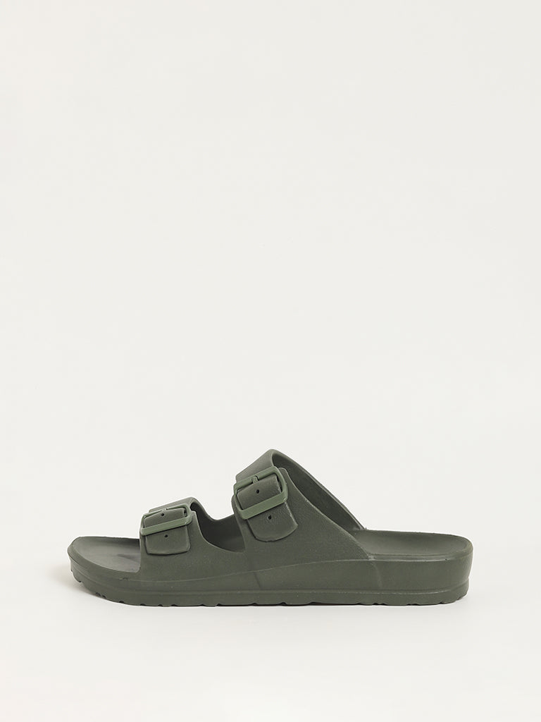 SOLEPLAY Olive Double Band Flip-Flop