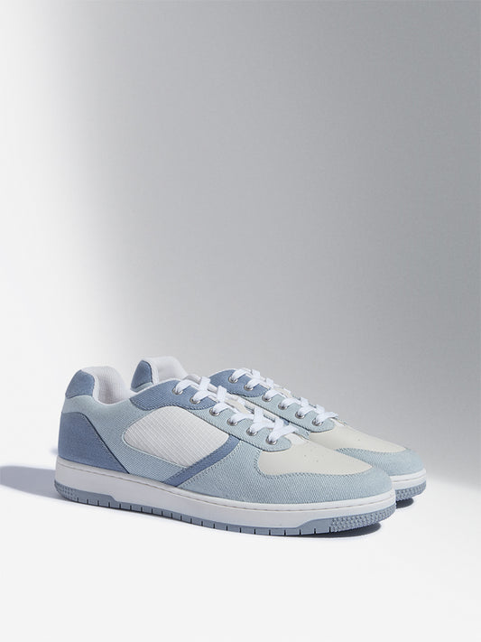 SOLEPLAY Blue Colour-Blocked Sneakers