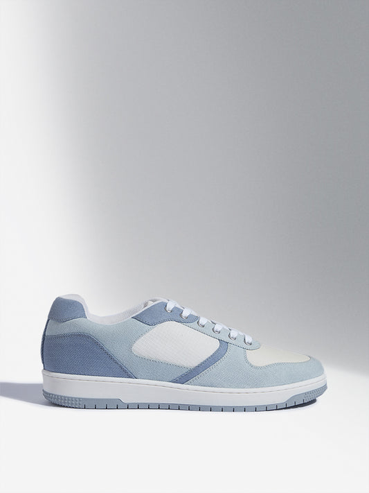 SOLEPLAY Blue Colour-Blocked Sneakers