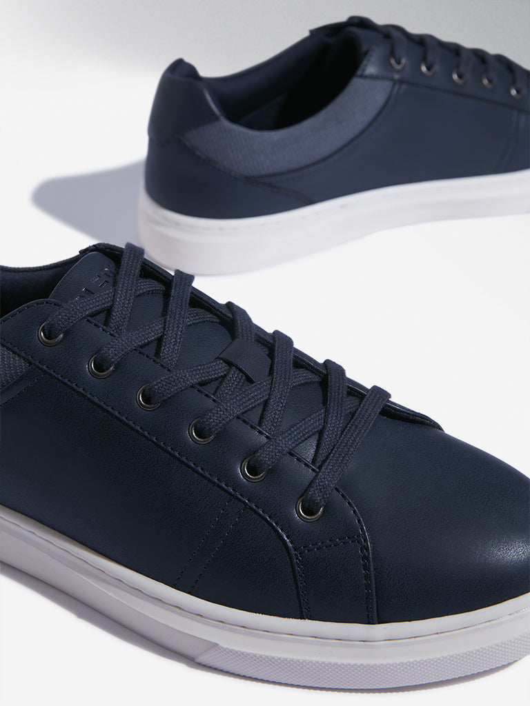 SOLEPLAY Navy Lace-Up Sneakers