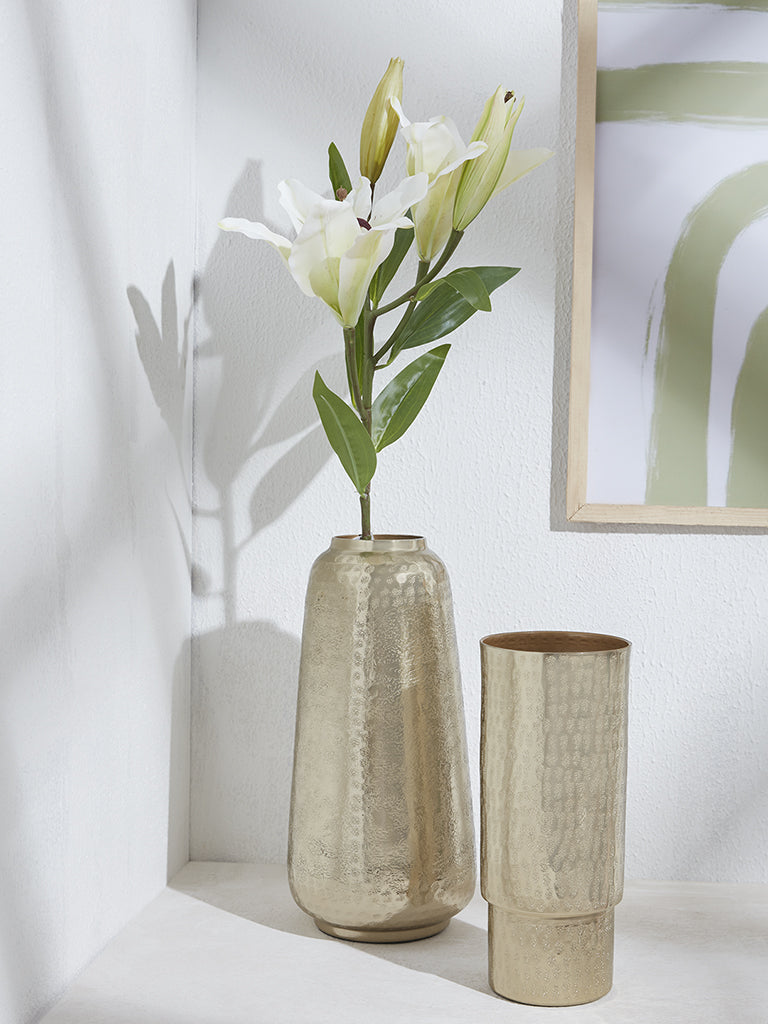 Westside Home White Lily Artificial Flower