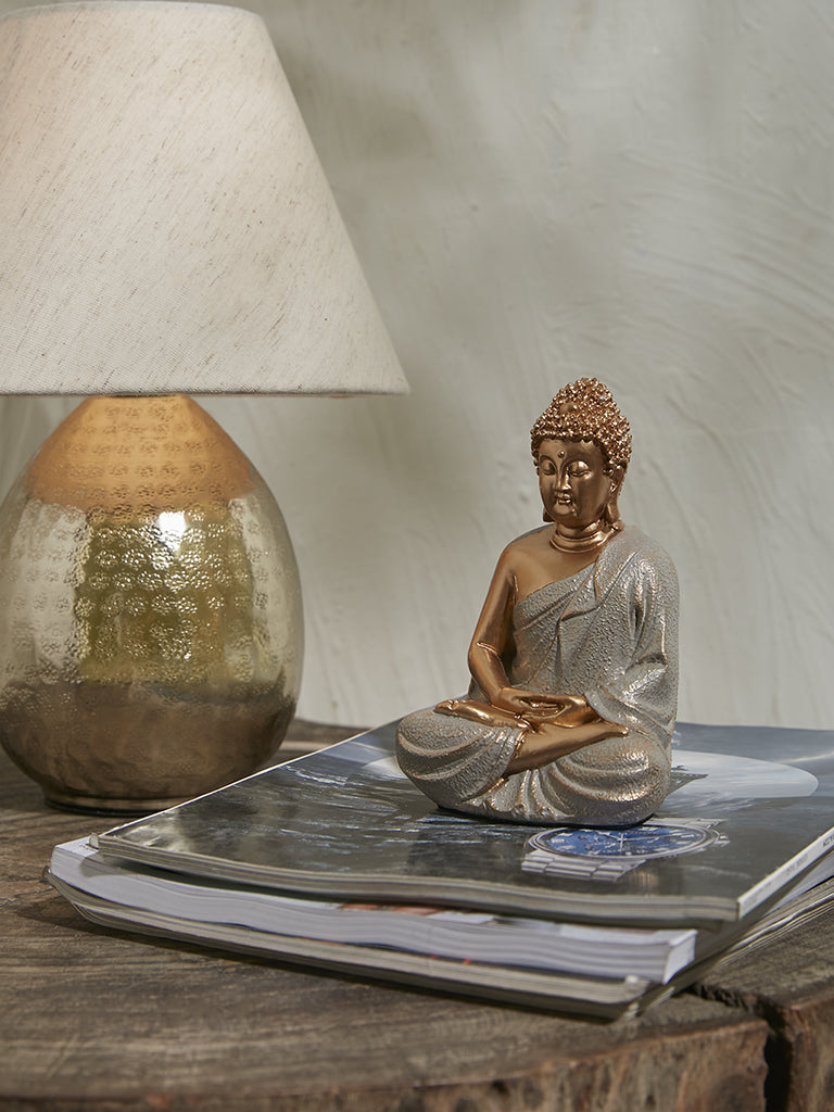 Westside Home Gold Sitting Buddha Decorative Accessory