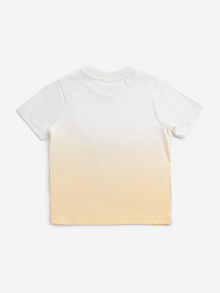 HOP Kids Yellow Animal Print T-Shirt