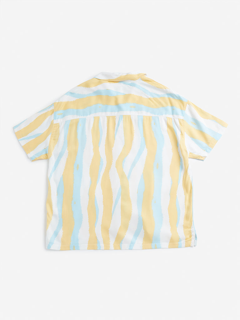 Y&F Kids Yellow Striped Shirt