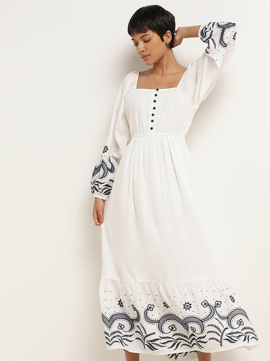 LOV White Maxi Dress