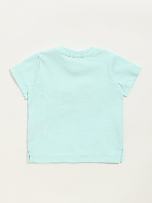 HOP Baby Mint Text Design T-Shirt