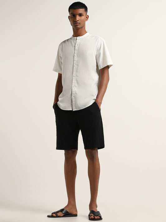 ETA Off-White Solid Resort Fit Shirt