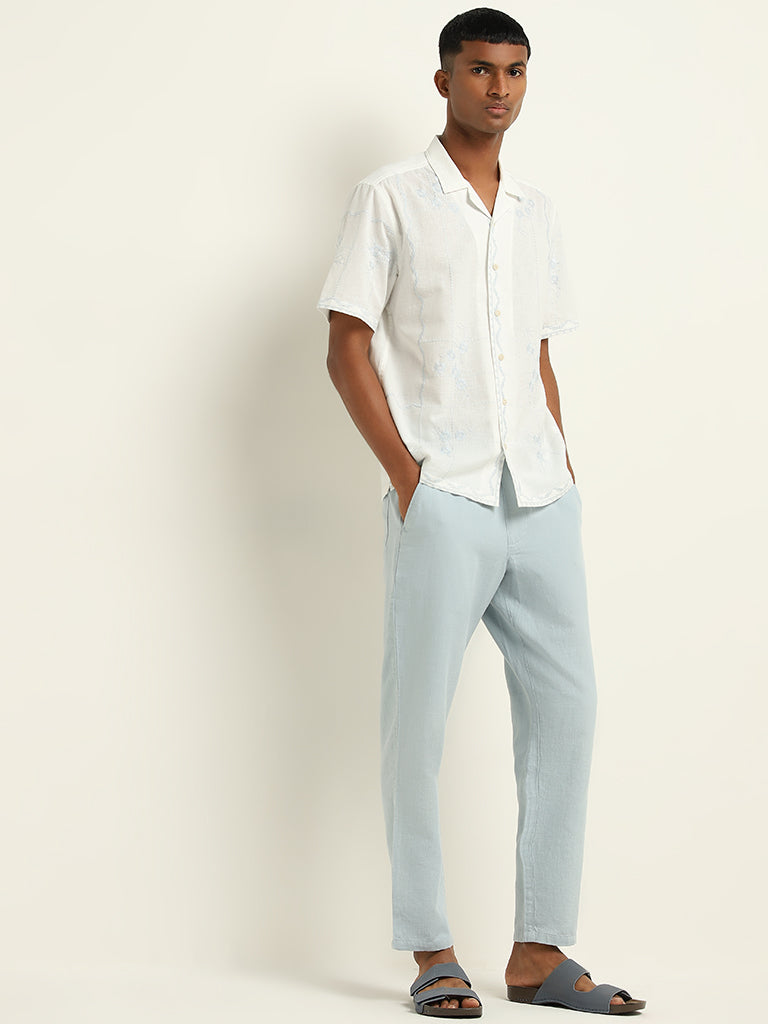 Chinos Sky Blue Cotton Pants Sky Blue Chino Pants Sky Cotton Lycra