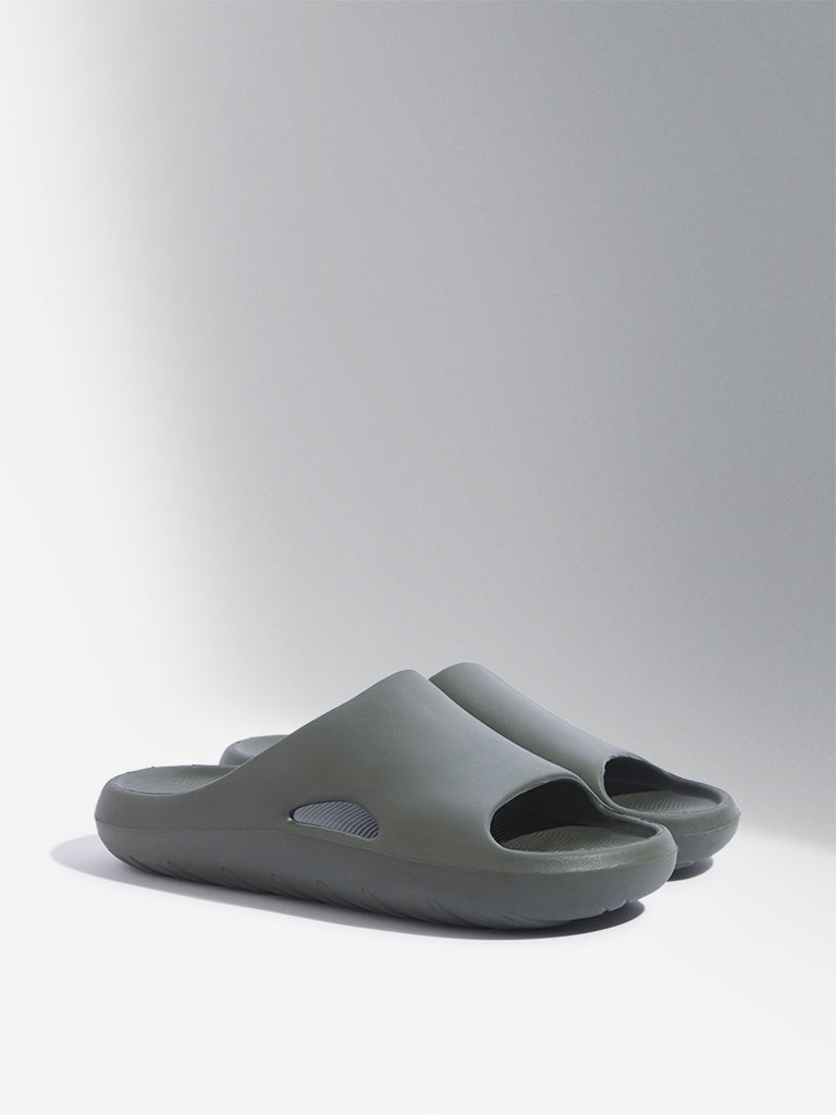 Buy SOLEPLAY Olive Solid Pool Slides from Westside