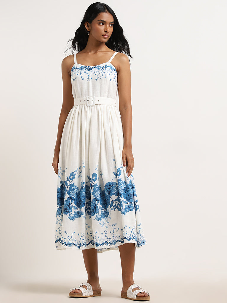 Floral linen dress shop