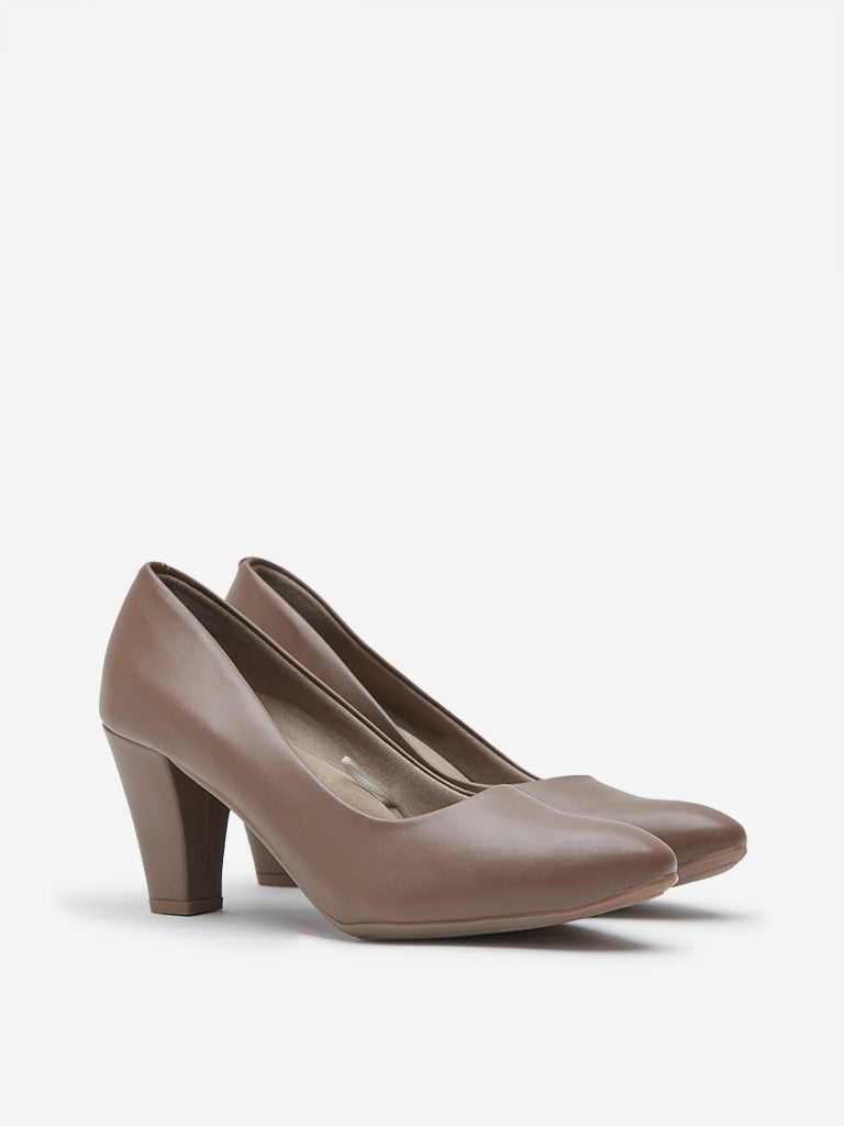 Buy LUNA BLU Brown Pump Shoes from Westside