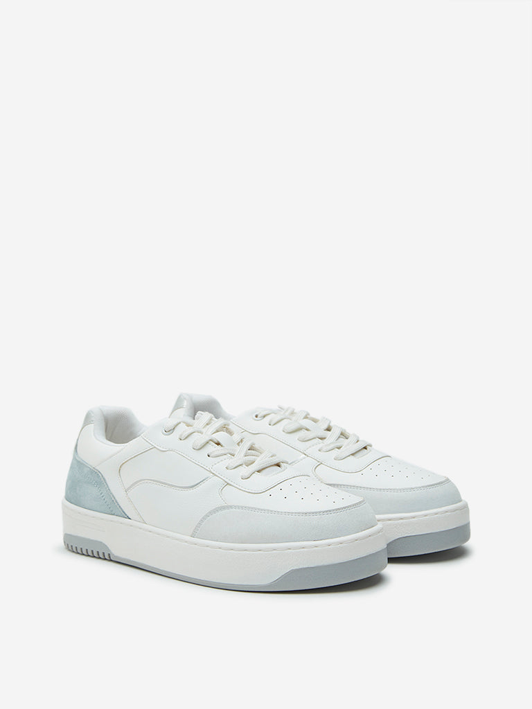 Buy LUNA BLU Blue Colour Blocked Design Sneakers from Westside