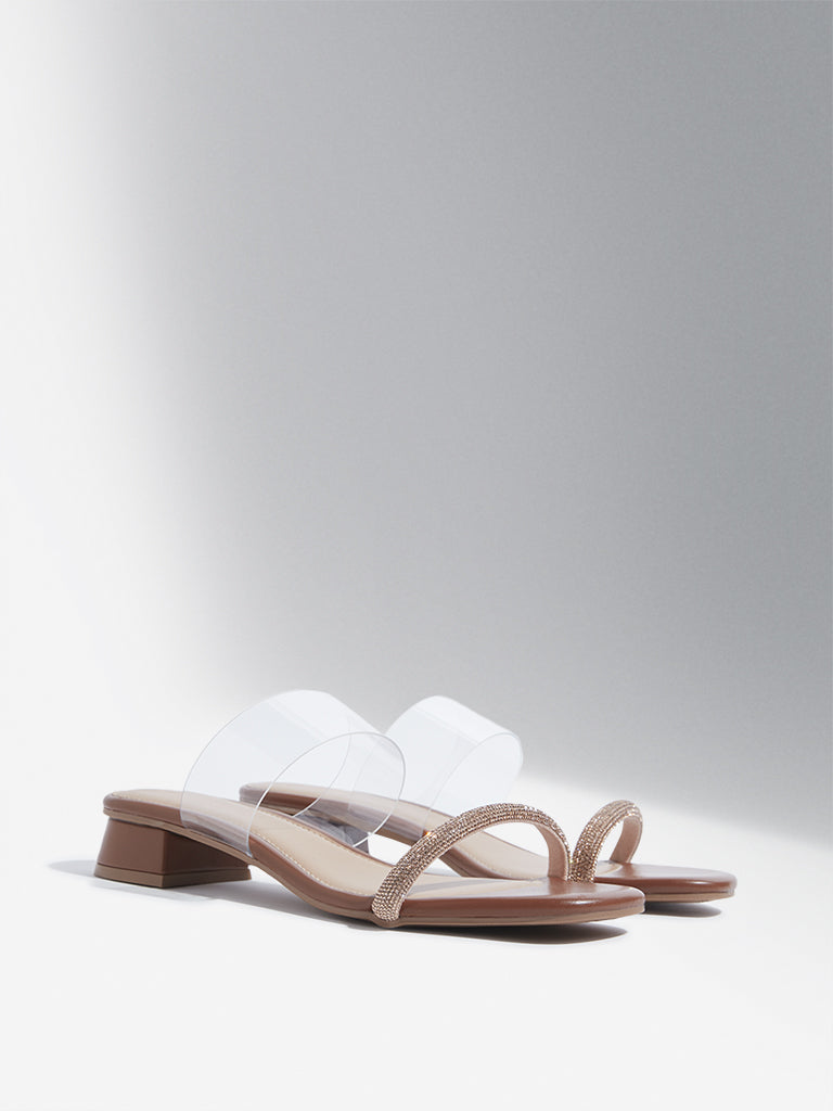 Vinyl strap sandals hotsell