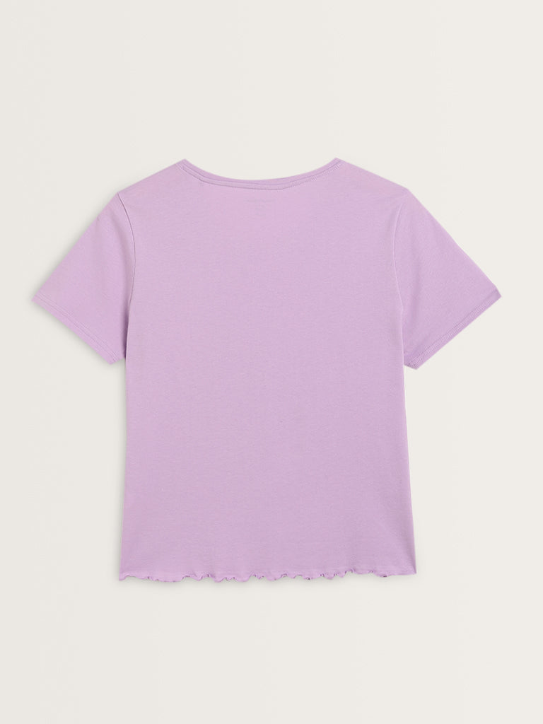 Wunderlove Lilac Koala Bear Shorts Set In A Bag