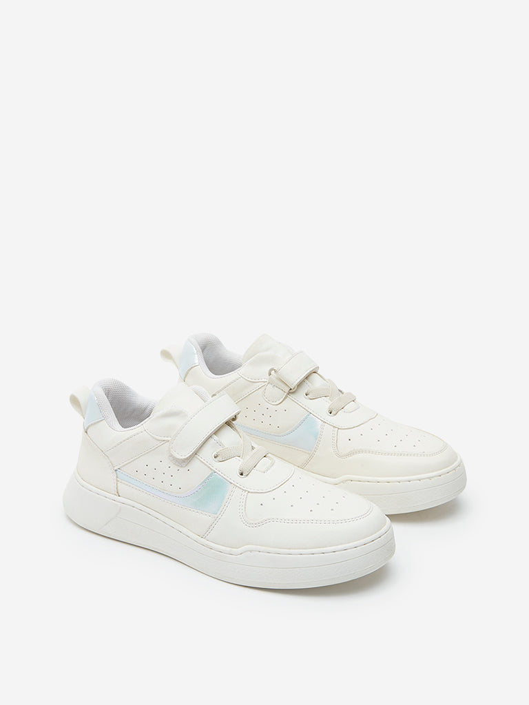Off white perforated sneakers on sale