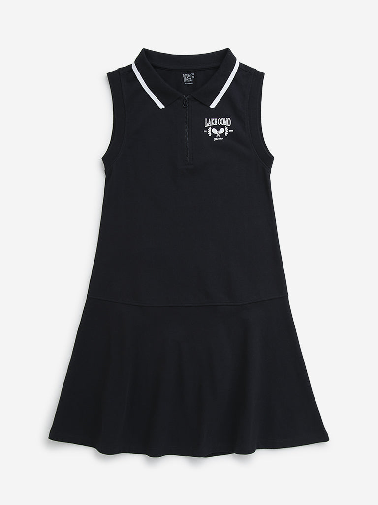 F and f black dress sales