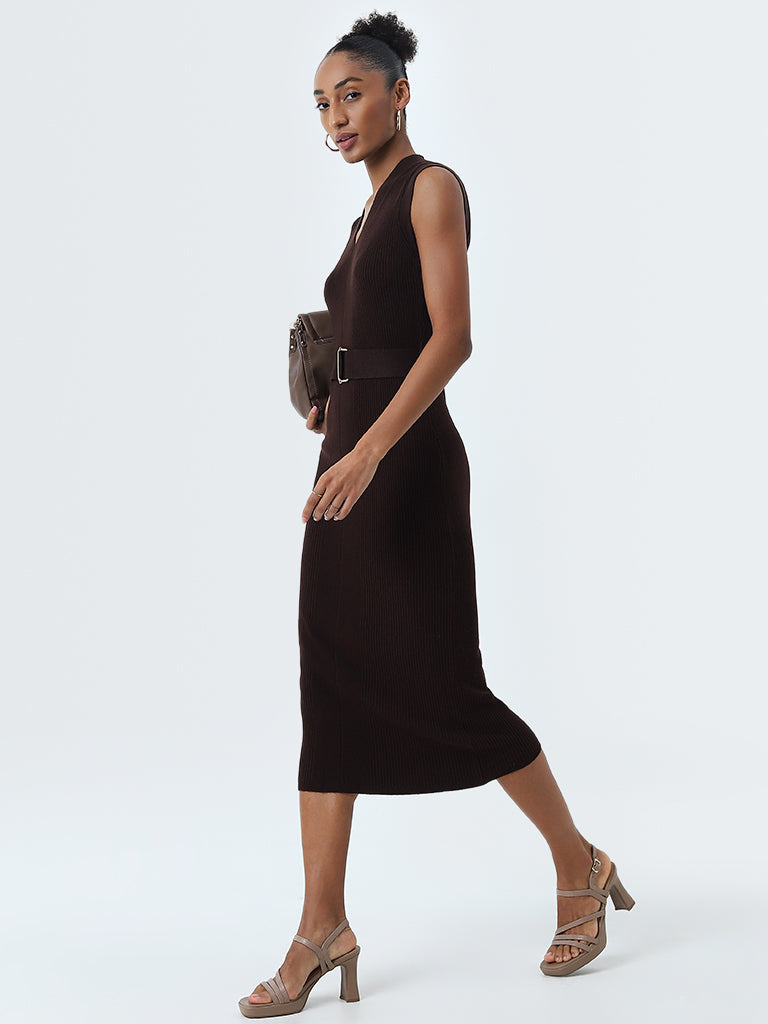 Bodycon dress with belt hotsell