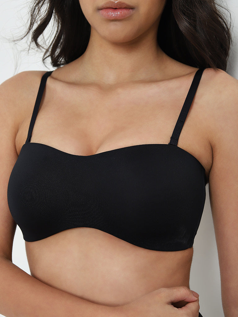 Wunderlove Black Non-Wired Padded Bra