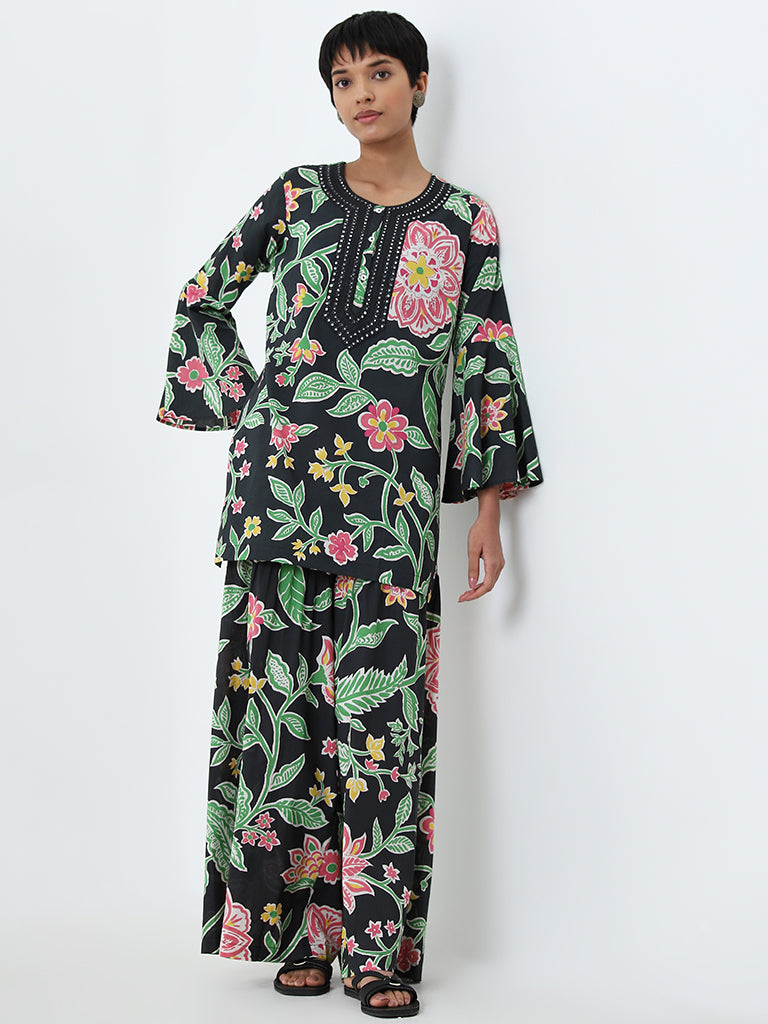 Westside black kurti hotsell