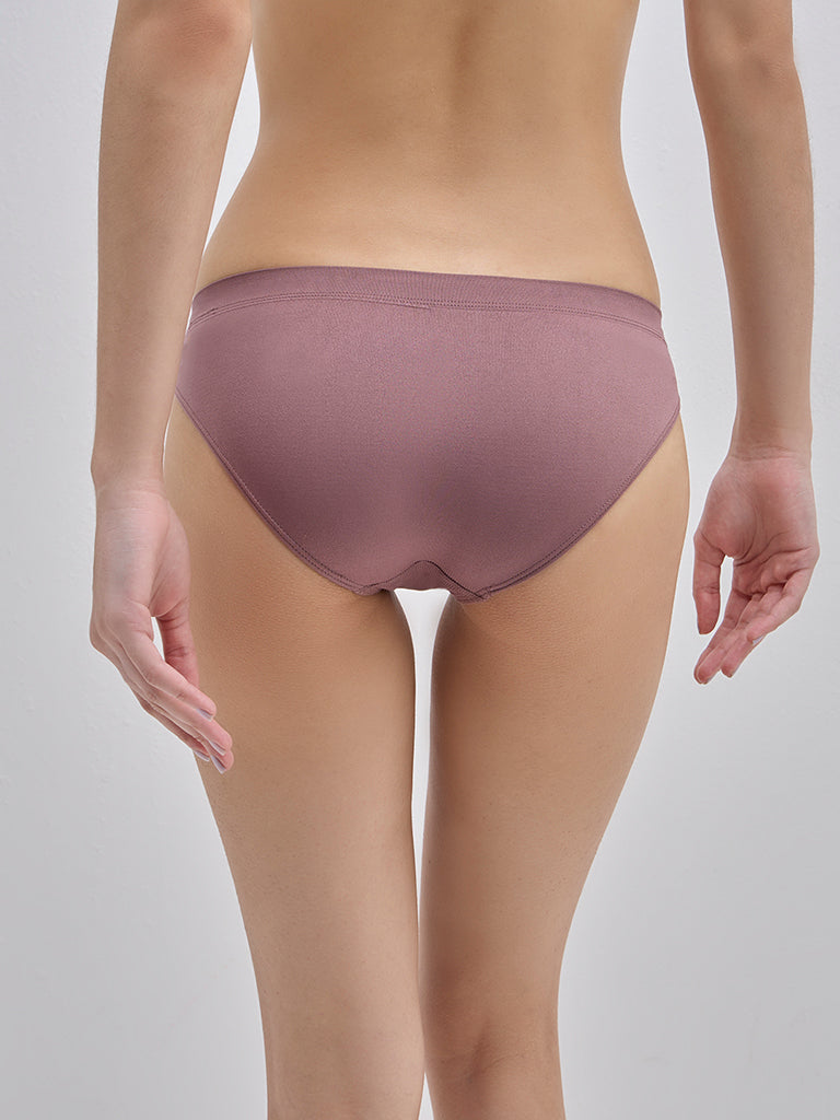 Superstar Mauve Seam-Free Bikini Briefs