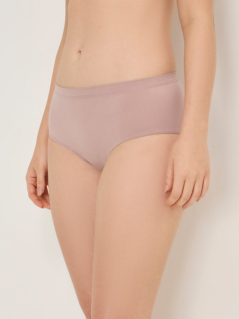 Wunderlove Mauve Seam Free Full Briefs